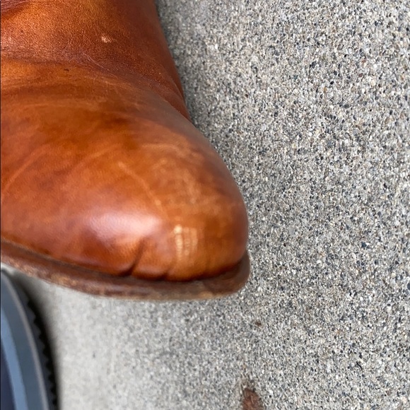 J. Crew -Brown Leather Wedge Boots - Picture 5 of 11
